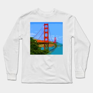 Golden Gate Bridge 010 Long Sleeve T-Shirt